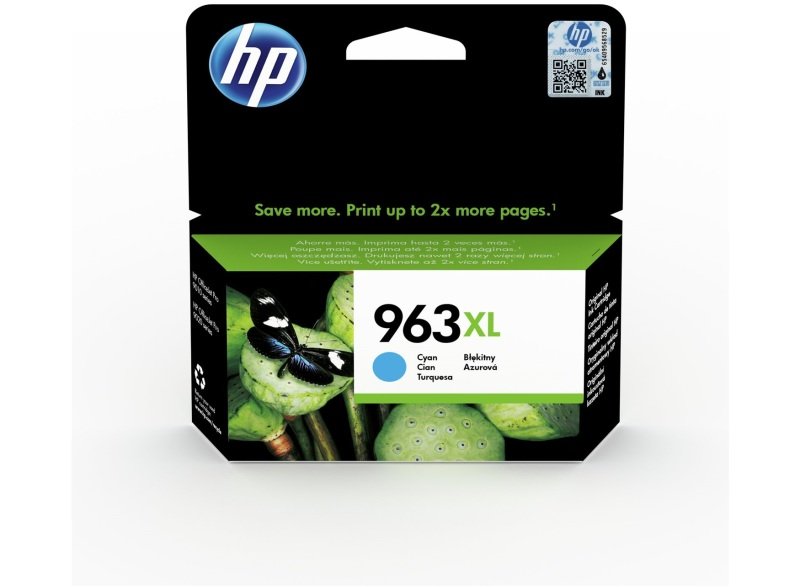 Image of HP 963XL High Yield Cyan Original Ink Cartridge