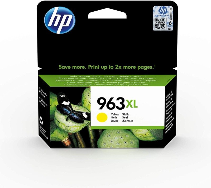 Image of HP 963XL High Yield Yellow Original Ink Cartridge