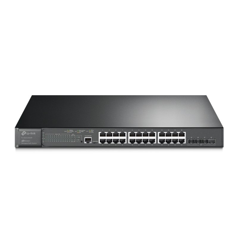 Click to view product details and reviews for Tp Link Jetstream 24 Port Gigabit And 4 Port 10ge Sfp L2 Managed Switch With 24 Port Poe.