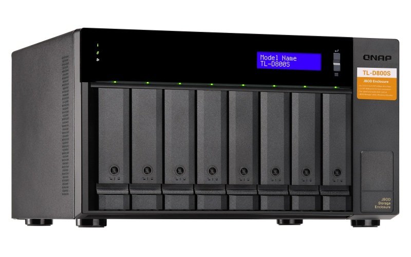 Qnap Tl D800s 8 Bay Desktop Jbod Storage Enclosure