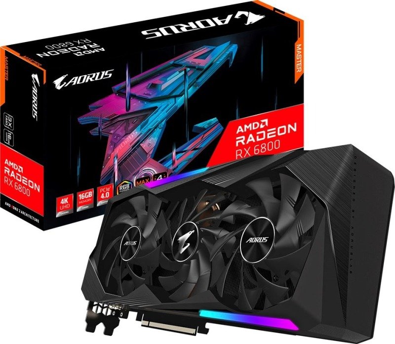 Gigabyte Radeon RX 6800 16GB AORUS MASTER Graphics Card