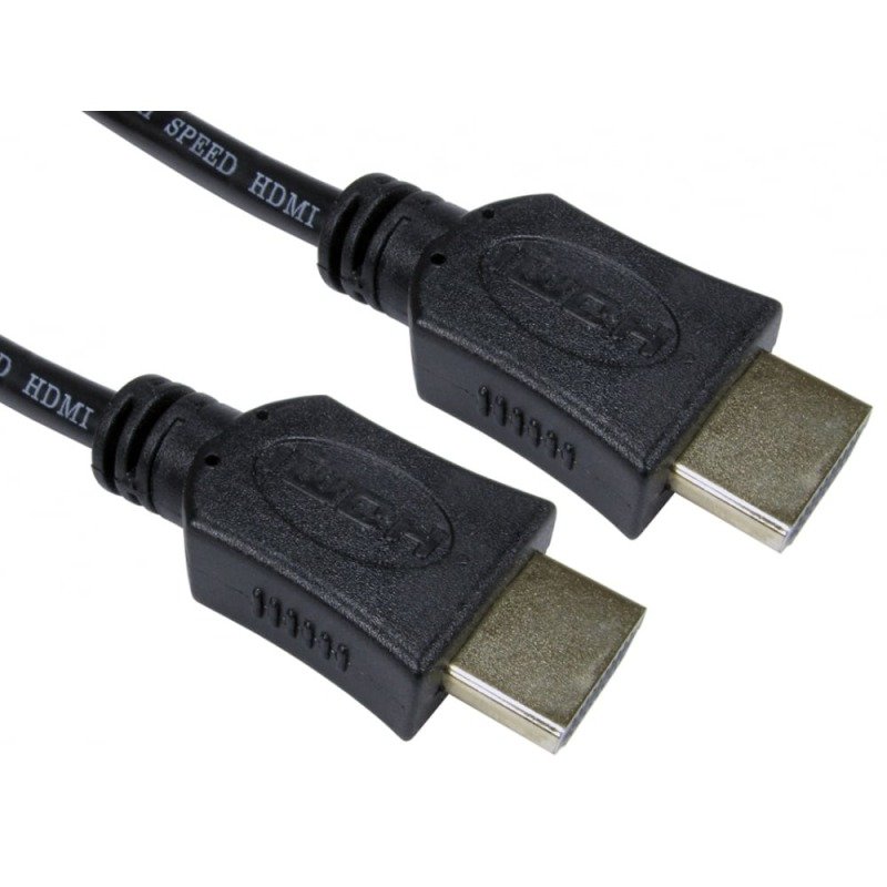 1m Hdmi High Speed With Ethernet Cable Black