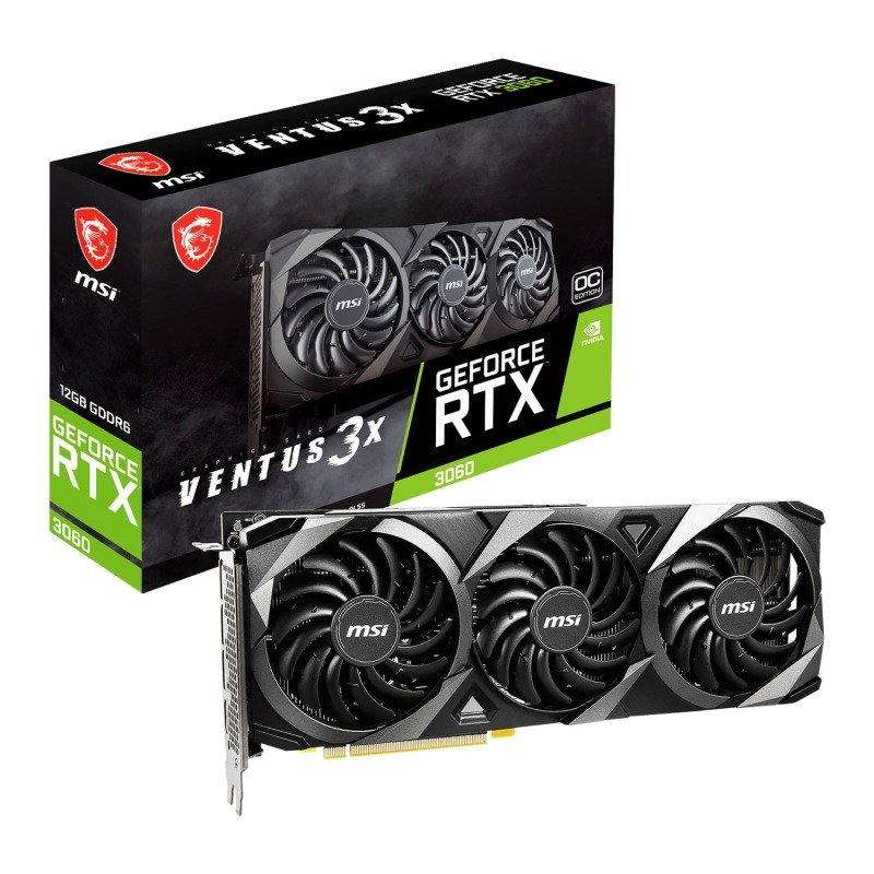 Click to view product details and reviews for Msi Nvidia Geforce Rtx 3060 12gb Ventus 3x Oc Graphics Card For Gaming.