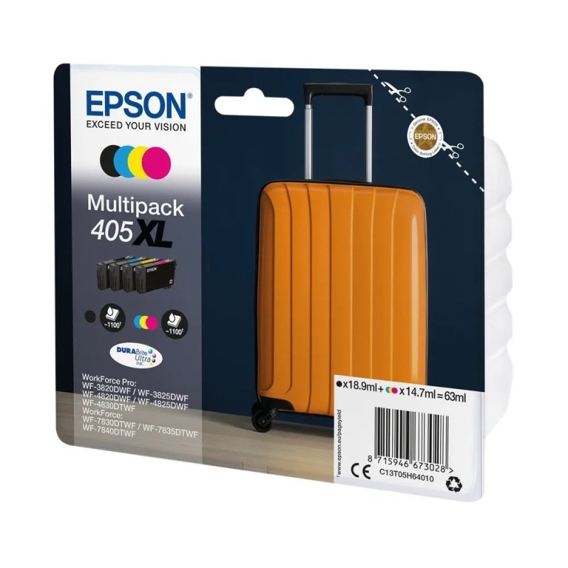 Image of Epson 405XL Ink Cartridge 4 Colours