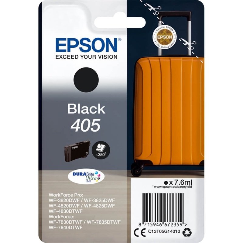 Image of Epson 405 Ink Cartridge Black