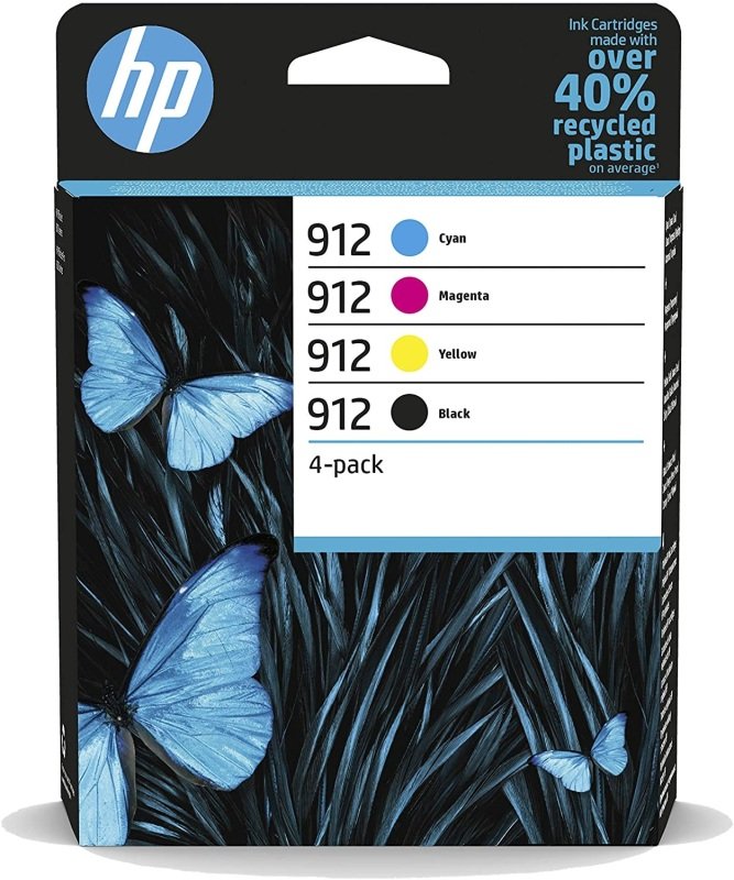 Image of HP 912 CMYK Cartridge 4-Pack
