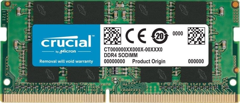 Image of Crucial 8GB (1x8GB) 3200MHz CL22 DDR4 SODIMM Memory