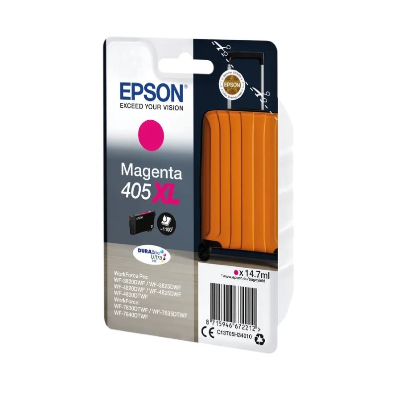 Image of Epson 405XL Magenta High Capacity Ink Cartridge