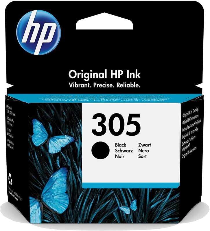 Image of HP 305 Black Original Ink Cartridge