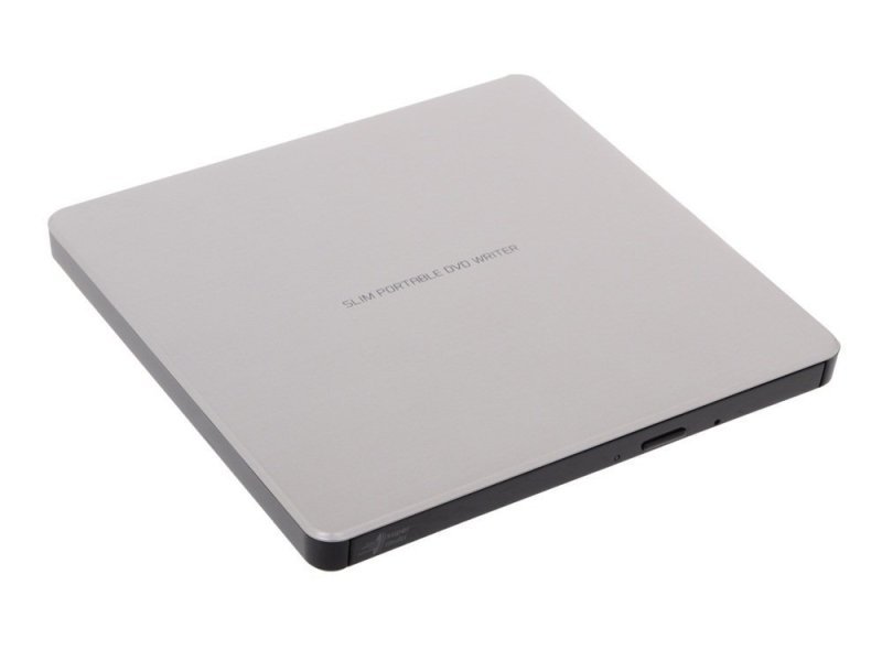 Image of LG GP60NS60.AUAE12S 8x USB 2.0 Portable Slim DVD-RW - Silver