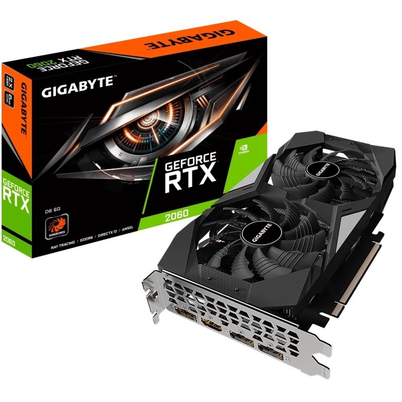Gigabyte GeForce RTX 2060 D6 6GB R.2 Graphics Card