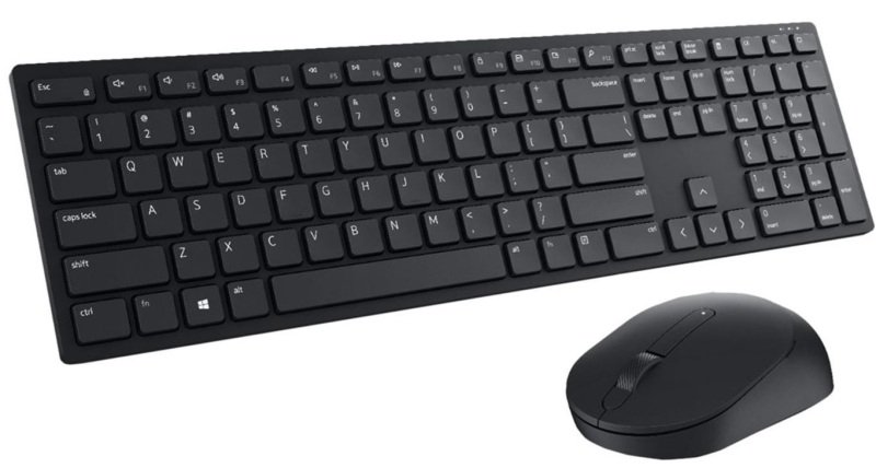 Dell Km5221w Pro Wireless Keyboard And Mouse Black