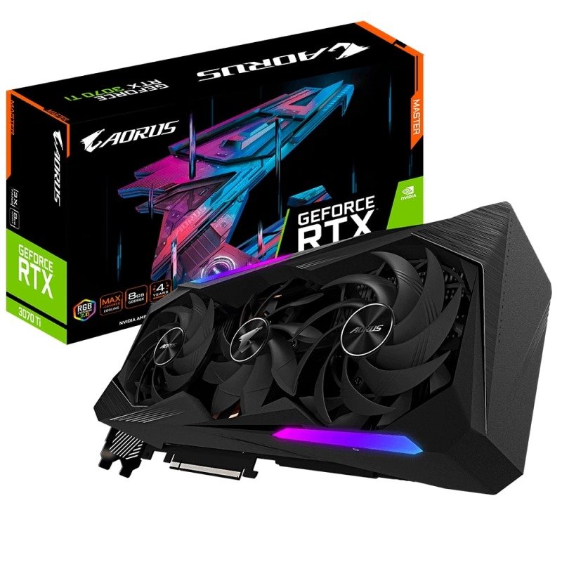 Gigabyte GeForce RTX 3070 Ti 8GB AORUS MASTER Ampere Graphics Card