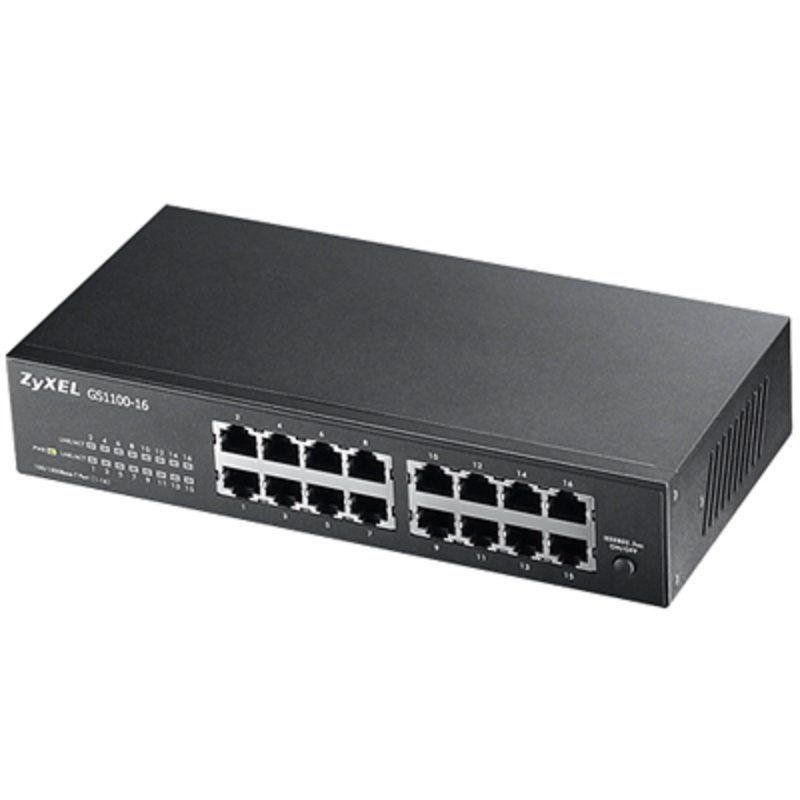 Click to view product details and reviews for Zyxel Gs1100 16 16 Port Unmanaged Rackmount Gigabit Switch.