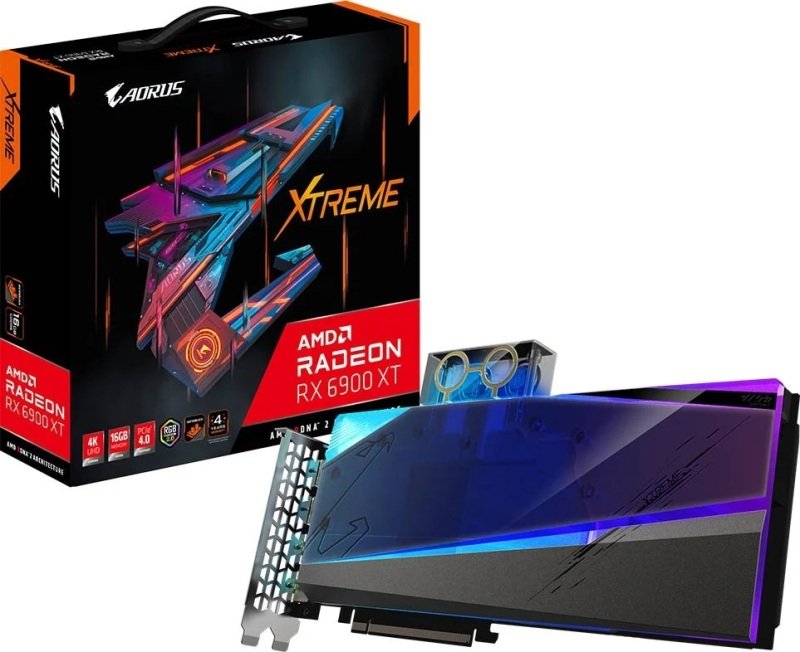 Gigabyte Radeon RX 6900 XT 16GB AORUS XTREME WATERFORCE WB Graphics Card