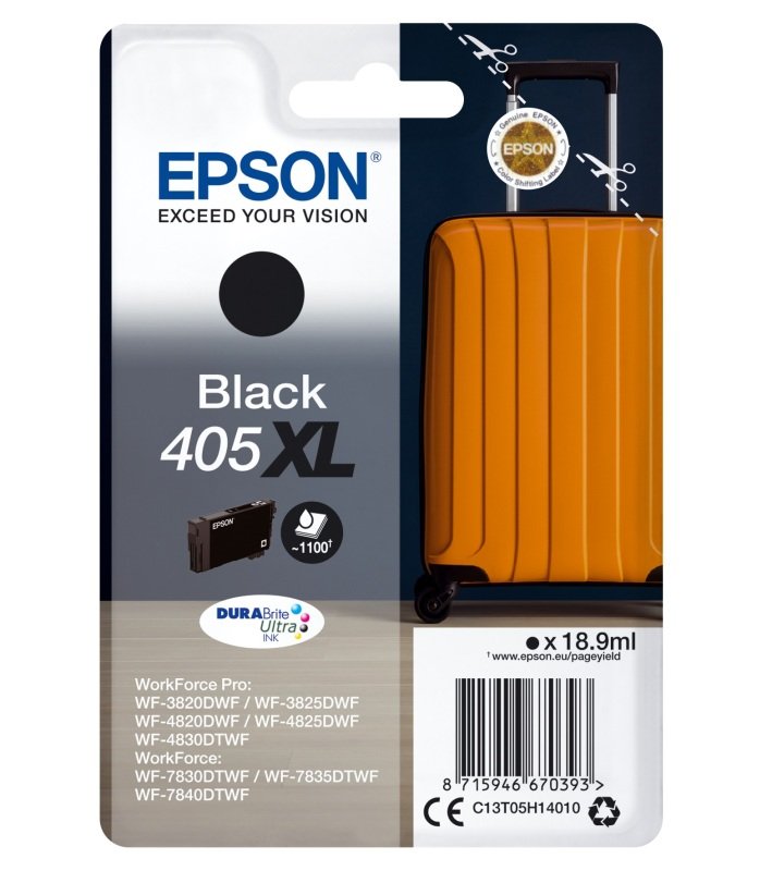 Image of Epson 405XL Black Durabrite Ultra Ink Cartridge