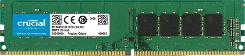 Image of Crucial 16GB (1x16GB) 3200MHz CL22 DDR4 Desktop Memory