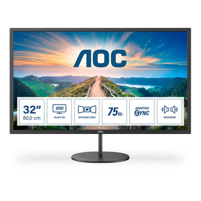 AOC Q32V4 32 Inch 2K Monitor