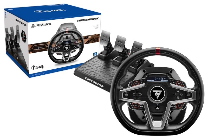 Click to view product details and reviews for Thrustmaster T 248 Racing Wheel And Pedals.