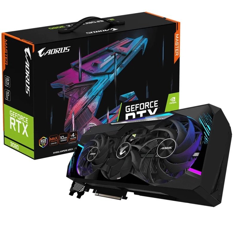 Gigabyte GeForce RTX 3080 10GB AORUS MASTER V3 Graphics Card
