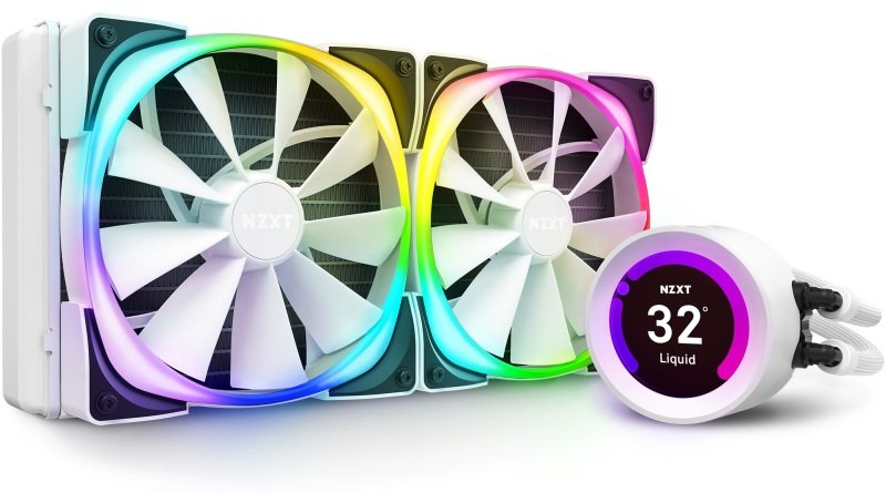 Image of NZXT Kraken Z63 White RGB LCD All In One 280mm Intel/AMD CPU Water Cooler