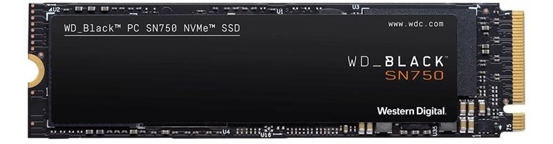 Image of WD Black SN750 4TB NVMe SSD solid state drive PCI Express 3.0 x4 (NVMe)
