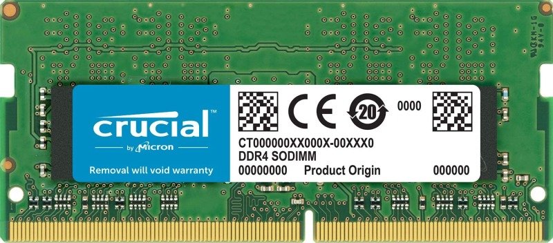 Image of Crucial 16GB (1x16GB) 2666MHz CL19 DDR4 SODIMM Memory for Mac