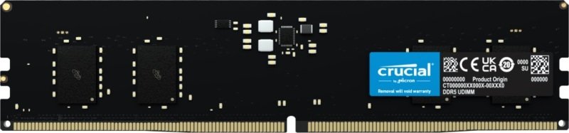 Image of Crucial 16GB (1x16GB) 4800MHz CL40 DDR5 Desktop Memory