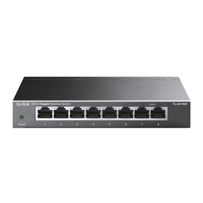TP-Link TL-SG108S - 8-Port 10/100/1000Mbps Desktop Network Switch