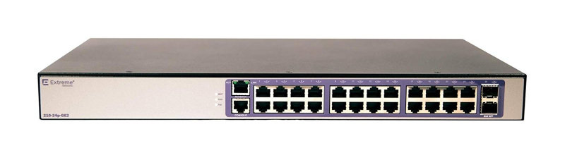 Extreme Networks 210-24p-GE2 24 Ports Manageable Ethernet Switch - 3 Layer Supported