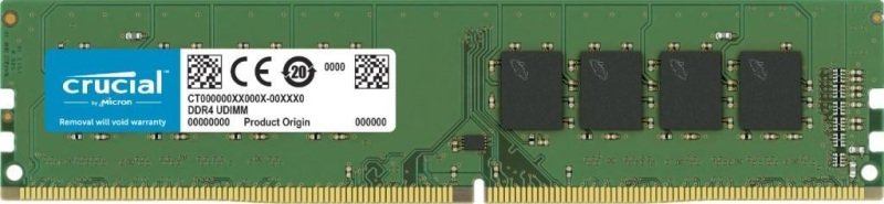 Crucial 8gb 1x8gb 3200mhz Cl22 Ddr4 Desktop Memory