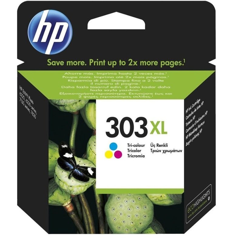 Click to view product details and reviews for Hp Original 303xl Hy Tri Colour Ink Cart.