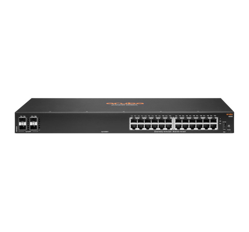Image of HPE Aruba 6000 24G 4SFP Managed L3 Gigabit Ethernet (10/100/1000) 1U Switch