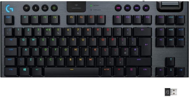 Click to view product details and reviews for Logitech G G915 Tkl Lightspeed Tactile Wireless Rgb Mechanical Gaming Keyboard.