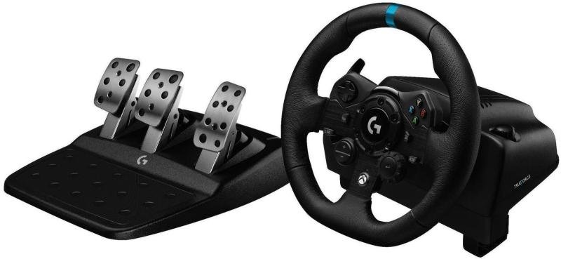 Logitech G923 Racing Wheel And Pedals Xbox One Xbox Series X S And Pc
