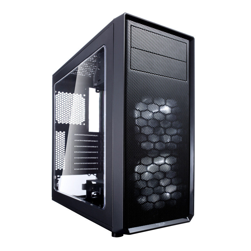 Fractal Design Focus G Front Computer Case With Window Usb 30 20 And Audio Jacks Black