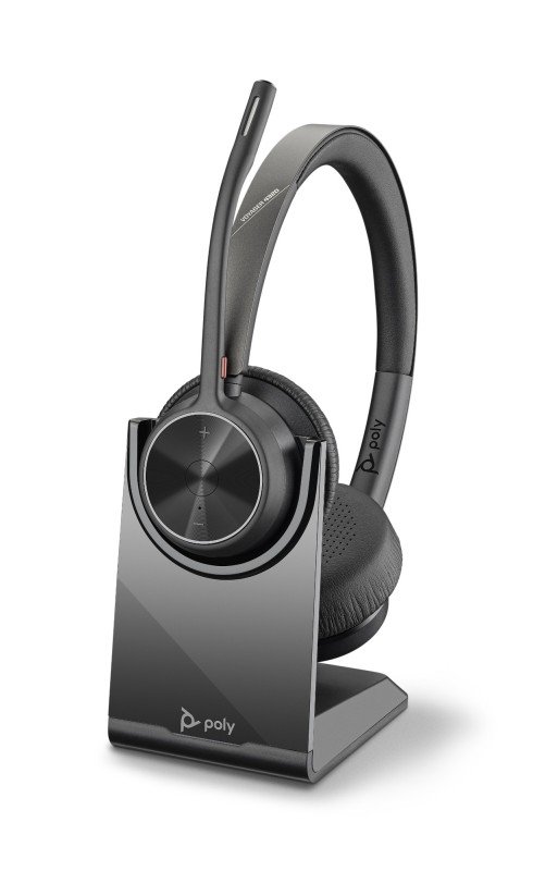 Click to view product details and reviews for Poly Voyager 4320 Uc Usb C Wireless Stereo Headset And Charging Stand.