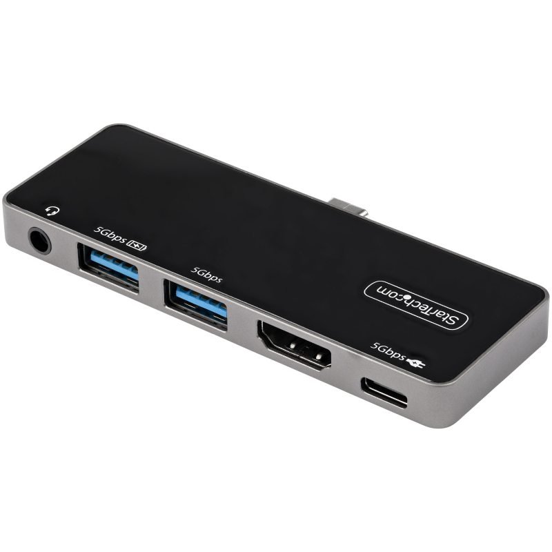 Click to view product details and reviews for Startech Usb C Multiport Adapter Usb C To 4k 60hz Hdmi 20 100w Power Delivery Pass Through Charging 3 Port Usb 30 Hub Audio Usb C Mini Dock Portable Usb Type C Travel Dock.