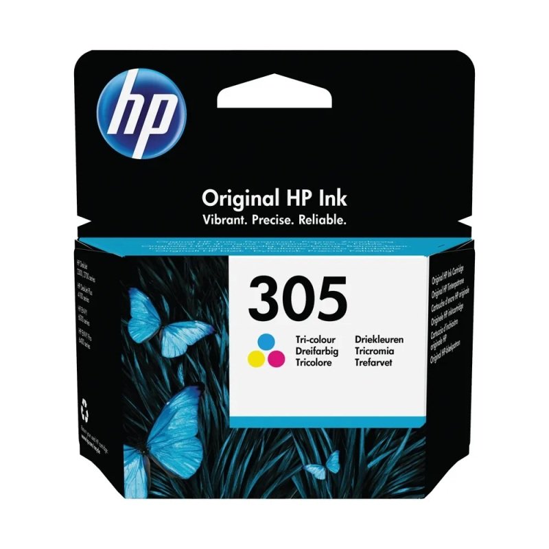 Image of HP 305 Tri-colour Original Ink Cartridge