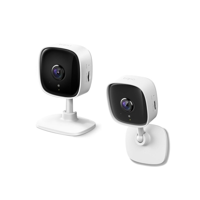 2 Pack TP-Link Tapo C110 3MP Indoor Security Wifi Camera with Night Vision - Works with Alexa & 