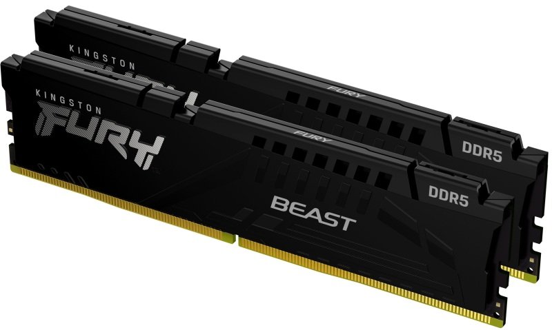 Image of Kingston FURY Beast 64GB (32GB x 2) 4800MT/s DDR5 CL38 DIMM - Black