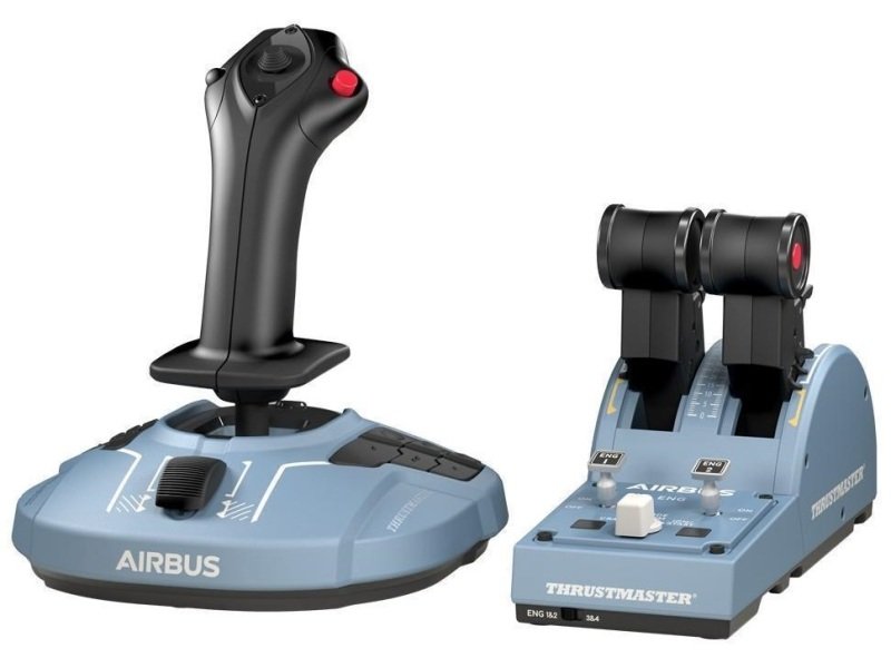 Click to view product details and reviews for Thrustmaster Officer Pack Airbus Edition Sidestick And Throttle Pack.