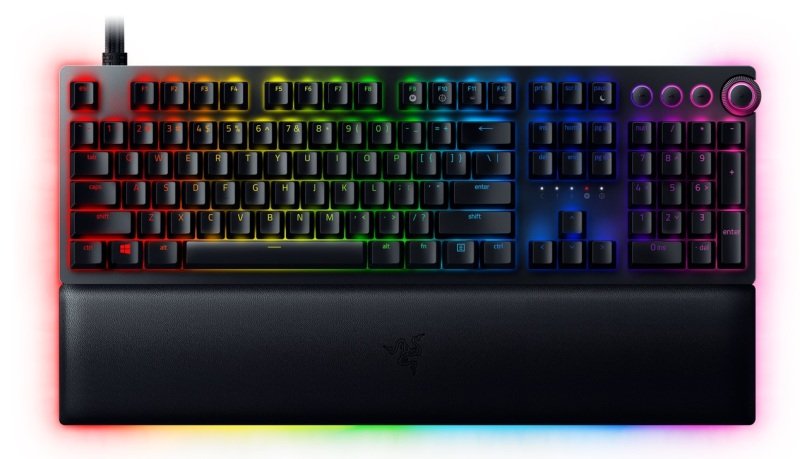 Razer Huntsman V2 Analog RGB Mechanical Gaming Keyboard, Black