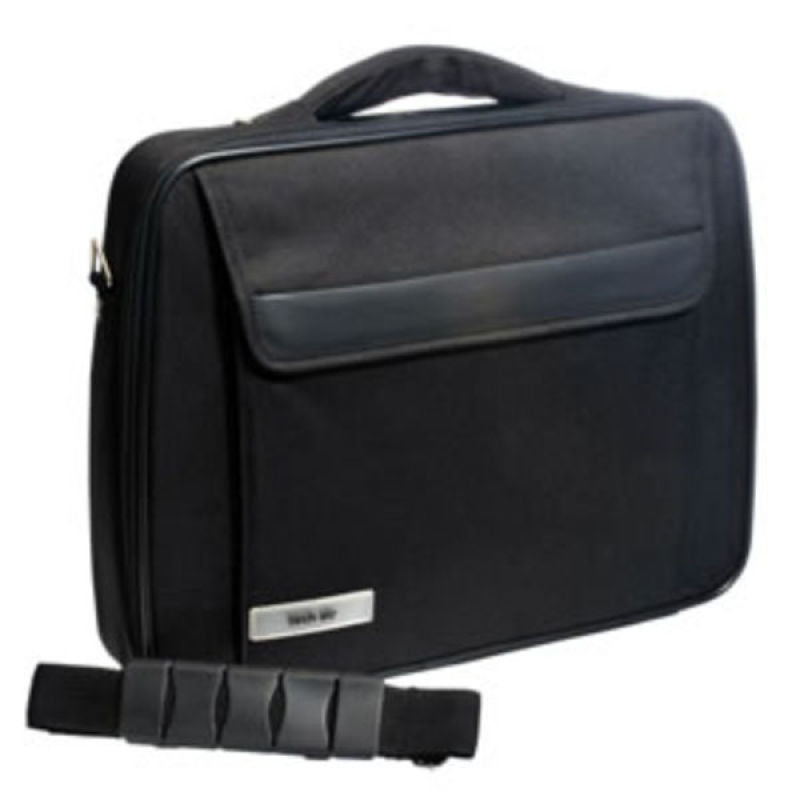 Image of Tech Air Z0107V3 Entry Laptop Briefcase - For Laptops up to 17&quot; - Black, with I Trak