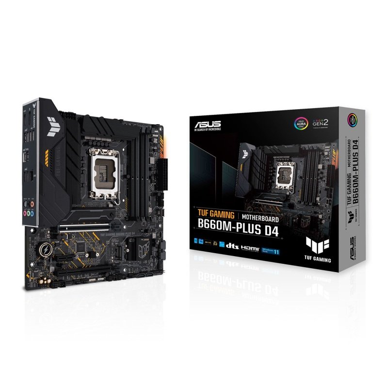 Click to view product details and reviews for Asus Tuf Gaming B660m Plus D4 Matx Motherboard.