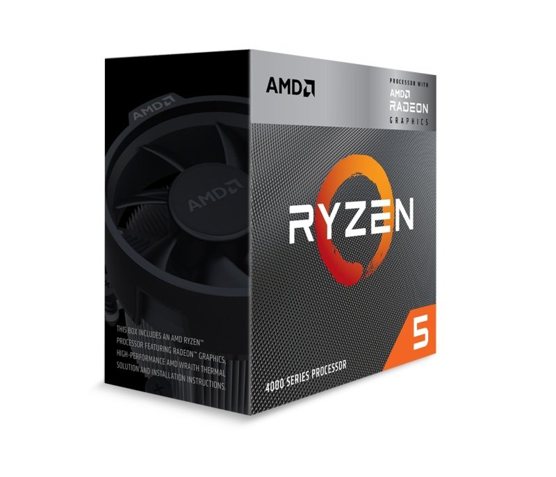 Amd Ryzen 5 4600g Cpu Processor With Radeon Graphics