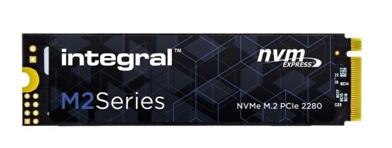 Image of Integral M2 Series 1TB (1000GB) SSD M.2 2280 NVME 1.4 PCIe Gen3x4 R-3450MB/s W-3200MB/s