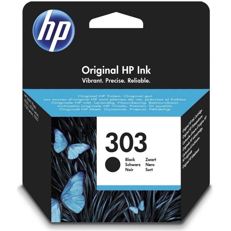 Image of Hp Original 303 Black Ink Cartridge
