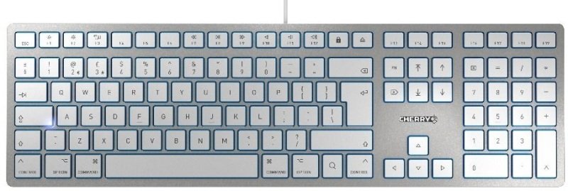 CHERRY KC 6000 Slim USB Wired Keyboard for Mac, UK Layout