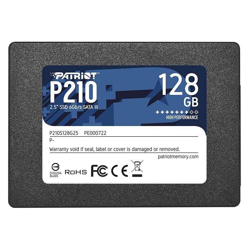 Patriot P210 128GB 2.5" SATA III SSD